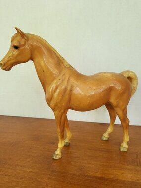 Vintage Breyer Adios Mold 1970s Light Brown Arabian Golden Mane 1970s Equestrian